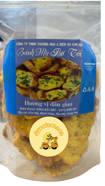 Bánh mì bơ tỏi sấy giòn – Đồ ăn vặt tiện lợi từ Sweet Corner