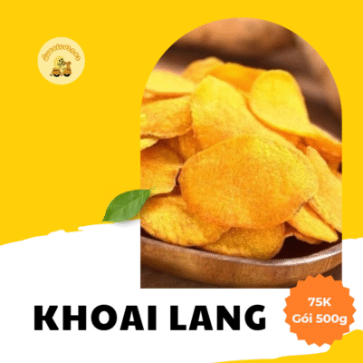 Khoai lang sấy Sweet Corner giòn ngon, ít béo